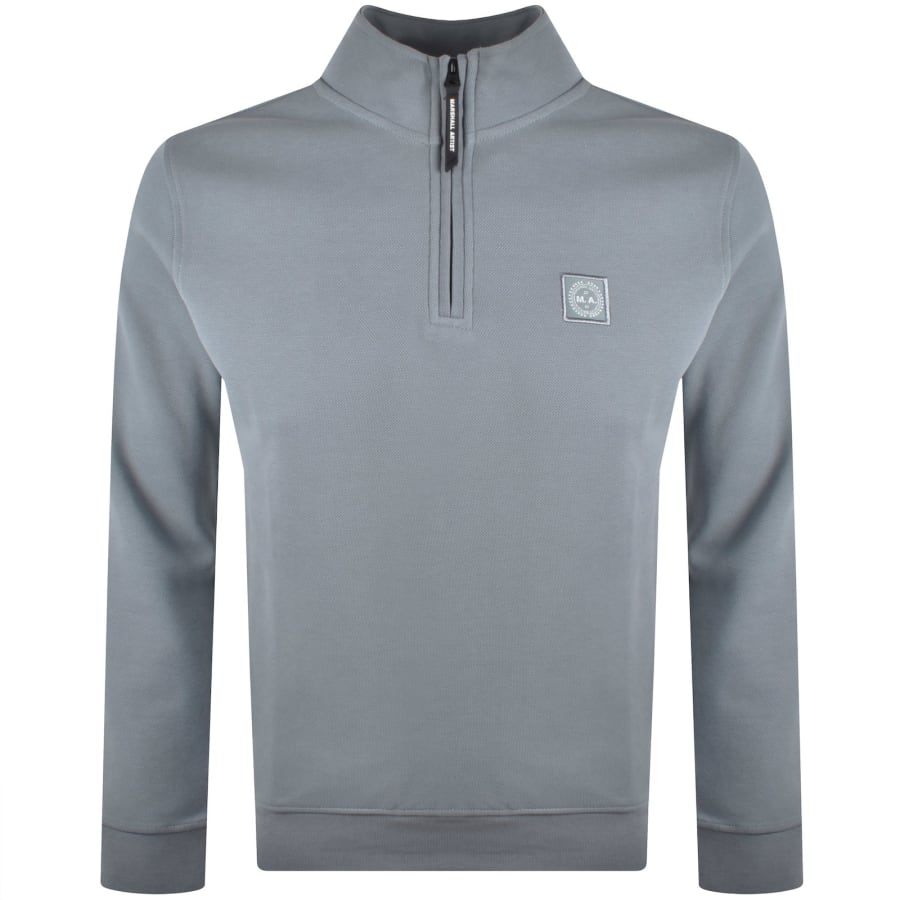 Marshall Artist Panaro Quarter Zip Sweatshirt Grey Mainline Menswear United States